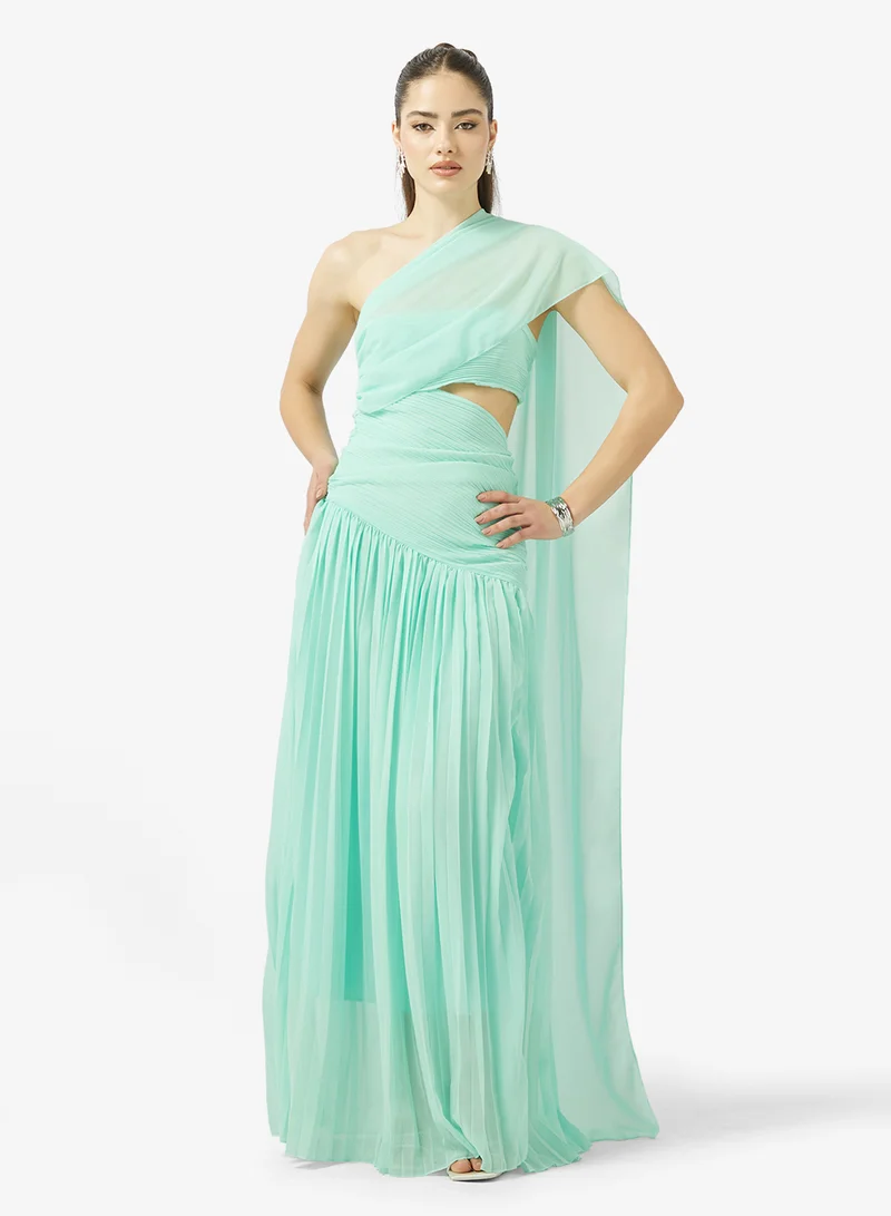 Ginger Draped Dress with Multi Way Trail